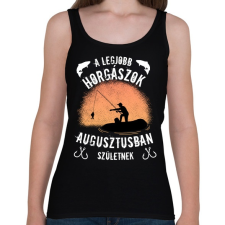 PRINTFASHION a legjobb horgászok - Női atléta - Fekete női trikó