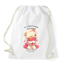 PRINTFASHION A legjobb Júniusi Anya szülinap - Sportzsák, Tornazsák - Fehér tornazsák