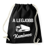 PRINTFASHION A legjobb kamionos - Sportzsák, Tornazsák - Fekete