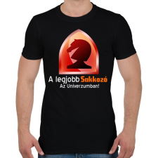 PRINTFASHION a legjobb sakkozó - Férfi póló - Fekete férfi póló