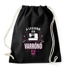 PRINTFASHION A legjobb varrónő - Sportzsák, Tornazsák - Fekete tornazsák