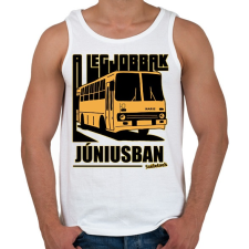 PRINTFASHION A Legjobbak - Férfi atléta - Fehér atléta, trikó