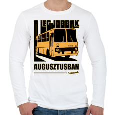 PRINTFASHION A Legjobbak - Férfi hosszú ujjú póló - Fehér