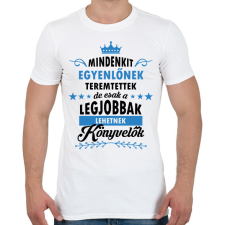 PRINTFASHION A legjobbak lehetnek könyvelők - Férfi póló - Fehér férfi póló