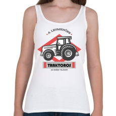PRINTFASHION A legmenőbb traktoros - Női atléta - Fehér