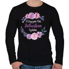 PRINTFASHION A legszebb nők júliusban születtek - Férfi hosszú ujjú póló - Fekete férfi póló