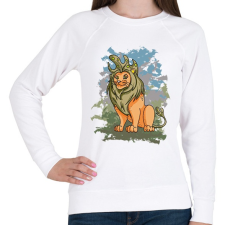 PRINTFASHION A leveli oroszlán - Női pulóver - Fehér női pulóver, kardigán