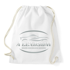 PRINTFASHION A lexusom nélkül - Sportzsák, Tornazsák - Fehér tornazsák