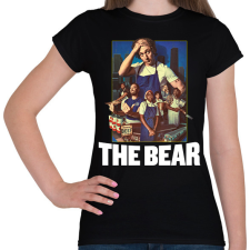PRINTFASHION A mackó - Női póló - Fekete női póló