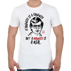 PRINTFASHION A manwich is a meal - Férfi póló - Fehér