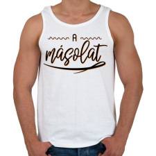 PRINTFASHION A másolat - iker - Férfi atléta - Fehér atléta, trikó