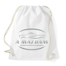 PRINTFASHION A mazdám nélkül - Sportzsák, Tornazsák - Fehér tornazsák