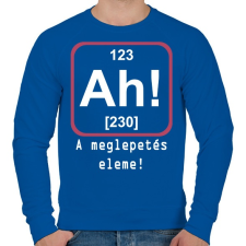 PRINTFASHION A meglepetés eleme  - Férfi pulóver - Királykék férfi pulóver, kardigán