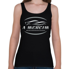 PRINTFASHION A mercim nélkül - Női atléta - Fekete