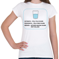 PRINTFASHION A mérnök szerint - Női póló - Fehér