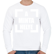PRINTFASHION a_minta_helye_1 - Férfi pulóver - Fehér férfi pulóver, kardigán