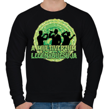 PRINTFASHION A multiverzum legénybúcsúja - Férfi pulóver - Fekete férfi pulóver, kardigán