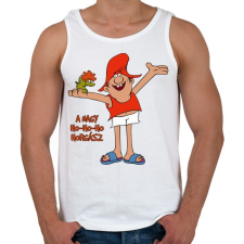 PRINTFASHION A nagy ho-ho-ho horgász - Férfi atléta - Fehér atléta, trikó