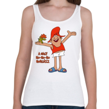 PRINTFASHION A nagy ho-ho-ho horgász - Női atléta - Fehér atléta, trikó