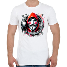 PRINTFASHION A nagy pénzrablás - La casa de papel - Férfi póló - Fehér férfi póló
