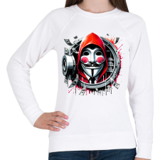 PRINTFASHION A nagy pénzrablás - La casa de papel - Női pulóver - Fehér női pulóver, kardigán