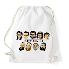 PRINTFASHION A nagy pénzrablás! - Sportzsák, Tornazsák - Fehér tornazsák