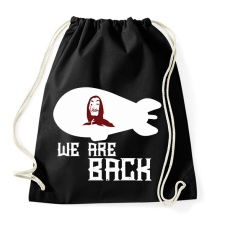 PRINTFASHION A nagy pénzrablás  - Sportzsák, Tornazsák - Fekete tornazsák