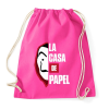 PRINTFASHION A nagy pénzrablás - Sportzsák, Tornazsák - Fukszia