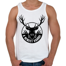 PRINTFASHION A nemzet vadőre - Férfi atléta - Fehér