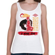 PRINTFASHION A nyúl éve - Női atléta - Fehér