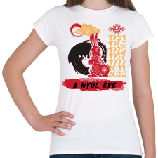 PRINTFASHION A nyúl éve - Női póló - Fehér női póló