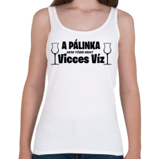 PRINTFASHION A pálinka vicces víz - Női atléta - Fehér