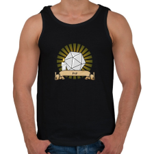 PRINTFASHION A pap - Férfi atléta - Fekete atléta, trikó