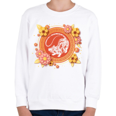 PRINTFASHION A patkány éve - Gyerek pulóver - Fehér