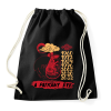 PRINTFASHION A patkány éve - Sportzsák, Tornazsák - Fekete