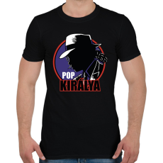 PRINTFASHION A pop királya - Férfi póló - Fekete