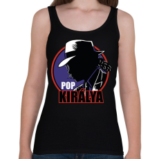 PRINTFASHION A pop királya - Női atléta - Fekete