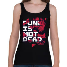 PRINTFASHION A punkok sosem halnak meg - Női atléta - Fekete női trikó