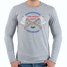 PRINTFASHION A ragyogás - Férfi hosszú ujjú póló - Sport szürke