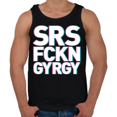 PRINTFASHION A SáRoS FiCKó Nem GYőRi GYerek - Férfi atléta - Fekete