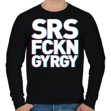 PRINTFASHION A SáRoS FiCKó Nem GYőRi GYerek - Férfi pulóver - Fekete férfi pulóver, kardigán