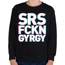 PRINTFASHION A SáRoS FiCKó Nem GYőRi GYerek - Gyerek pulóver - Fekete gyerek pulóver, kardigán