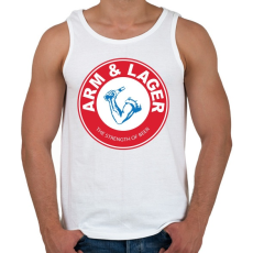 PRINTFASHION A sör ereje - Férfi atléta - Fehér