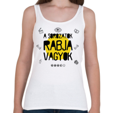 PRINTFASHION A sorozatok rabja - Női atléta - Fehér