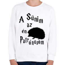 PRINTFASHION A Sünim az én Patrónusom - Gyerek pulóver - Fehér