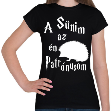PRINTFASHION A Sünim az én Patrónusom - Női póló - Fekete női póló