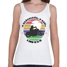 PRINTFASHION A száguldás, a szél - BMW - Női atléta - Fehér