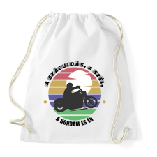 PRINTFASHION A száguldás, a szél - Honda - Sportzsák, Tornazsák - Fehér tornazsák