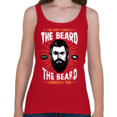 PRINTFASHION A szakáll választ téged! - Női atléta - Cseresznyepiros