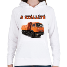 PRINTFASHION a szállító3 - Női kapucnis pulóver - Fehér